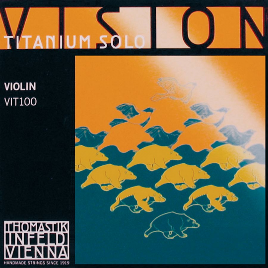 THOMASTIK  Vision TITANIUM SOLO Satz für Violine, mittel  