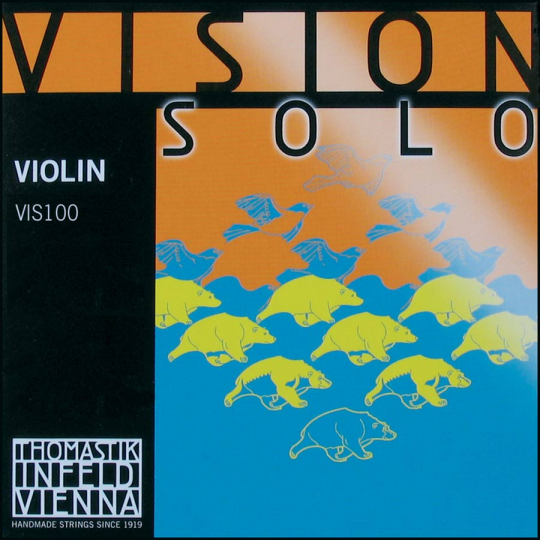 THOMASTIK  Vision Satz  SOLO Violinsaiten, mittel  