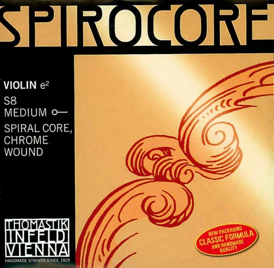 THOMASTIK  Spirocore Violin E-Saite Chrom, mittel  
