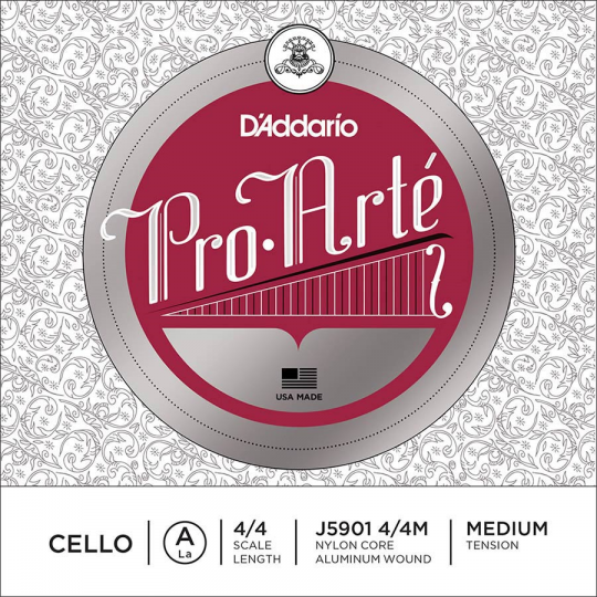 D´ADDARIO  Pro Arté Cello A-Saite, medium  