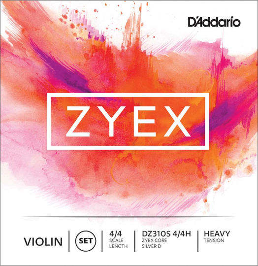 D´ADDARIO Zyex Satz Violinsaiten m. D-Silber, heavy  