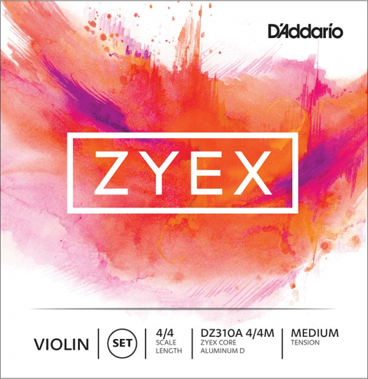 D´ADDARIO Zyex Satz Violinsaiten m. D-Alu, medium  