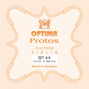 LENZNER-Optima Protos Satz Violinsaiten 4/4, mittel  