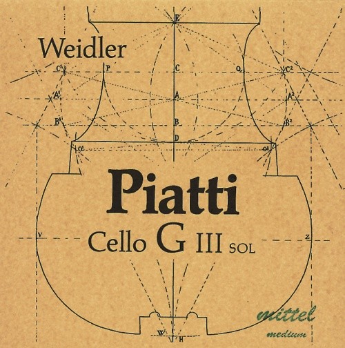 PIATTI G-Saite für Cello, mittel  