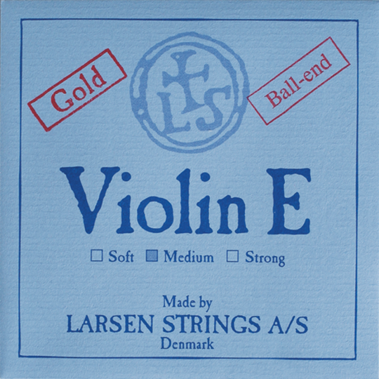 LARSEN Violine E-Saite Gold mit Kugel, strong  
