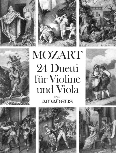Mozart, 24 Duetti für Violine & Viola  