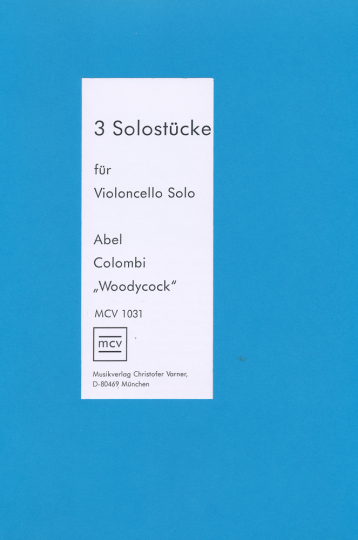 3 Solostücke Cello solo  
