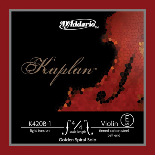 KAPLAN Golden-Spiral Solo E-Saite Schlinge, medium  