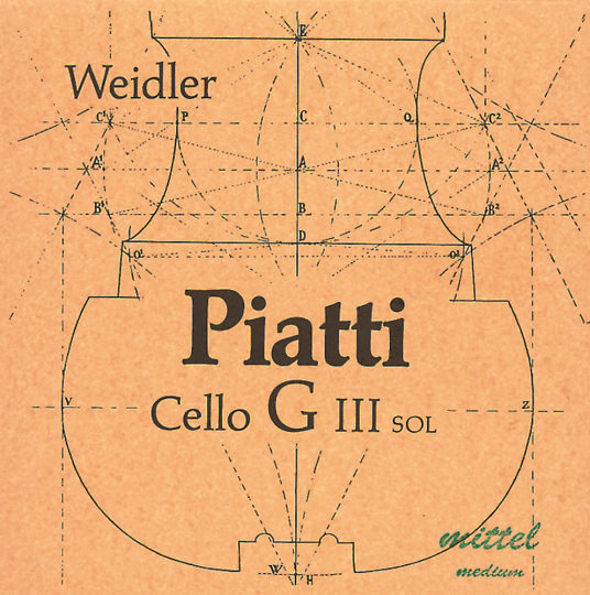 PIATTI C-Saite für Cello, weich  