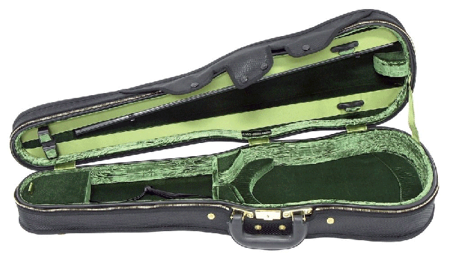 Original Jaeger Prestige-Line Formetui, 4/4, braun/grün  
