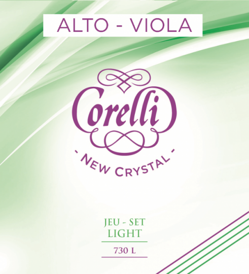 CORELLI  Crystal Satz Violasaiten, light  